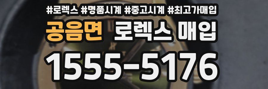 공음면 로렉스 매입