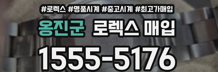 옹진군 로렉스 매입