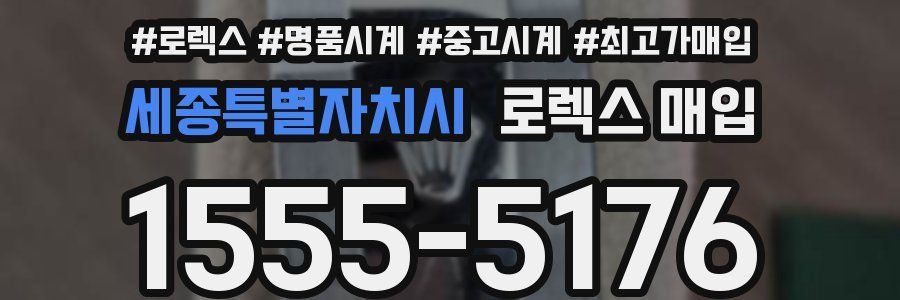 세종특별자치시 로렉스 매입
