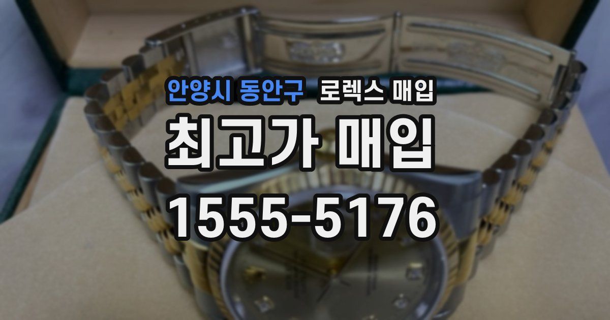 안양시 동안구 로렉스 매입