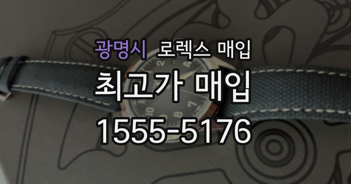 광명시 로렉스 매입