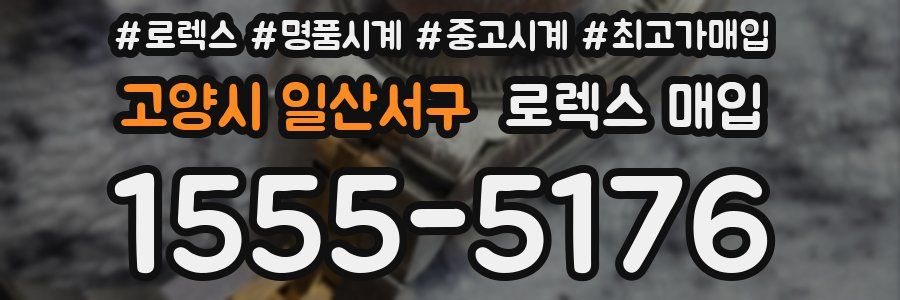 고양시 일산서구 로렉스 매입