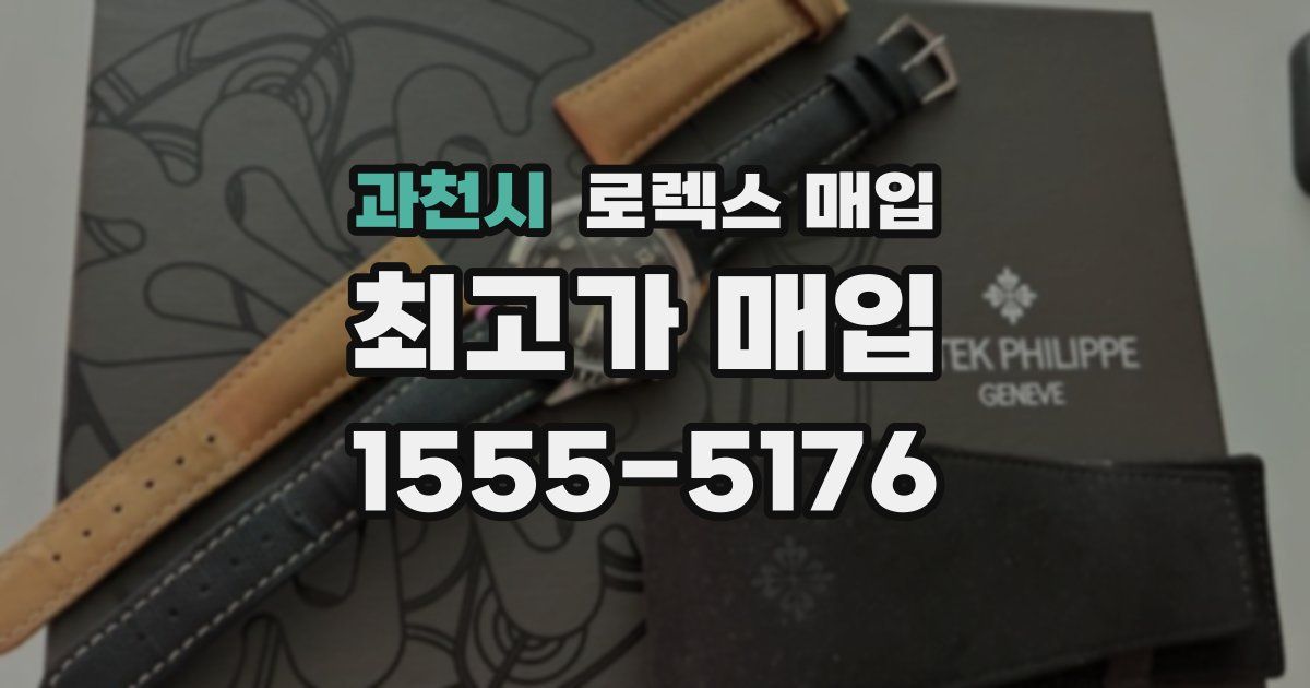 과천시 로렉스 매입