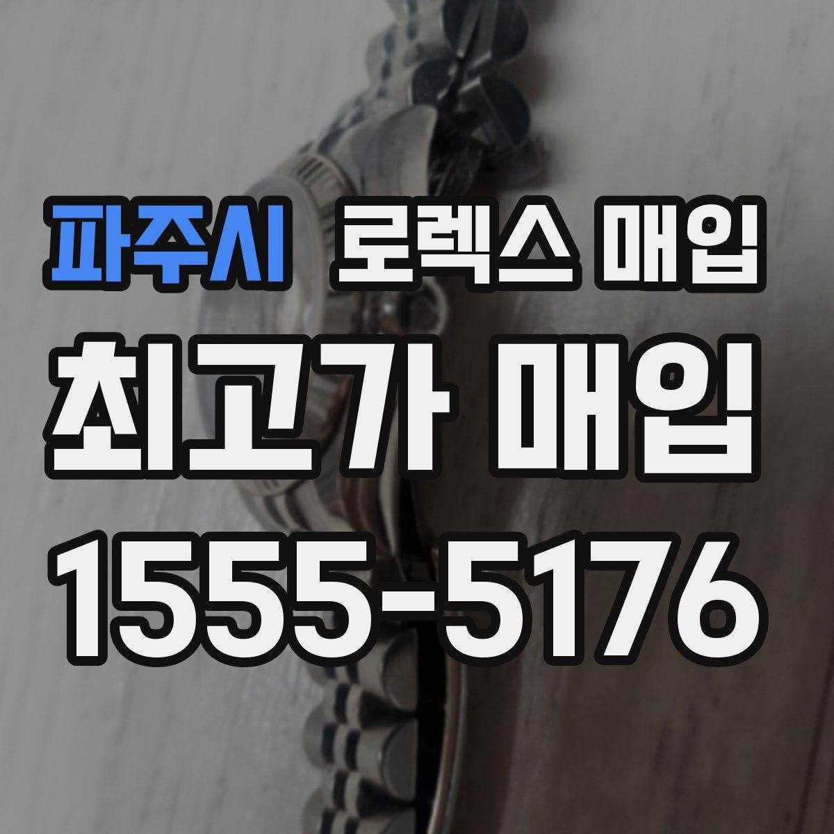 파주시 로렉스 매입