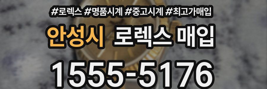 안성시 로렉스 매입
