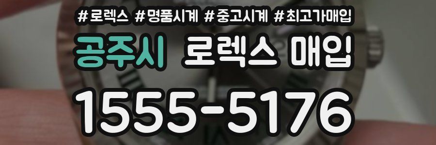 공주시 로렉스 매입