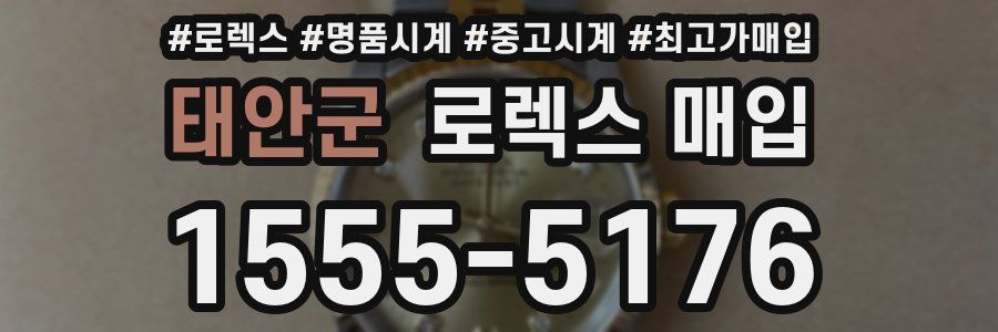 태안군 로렉스 매입