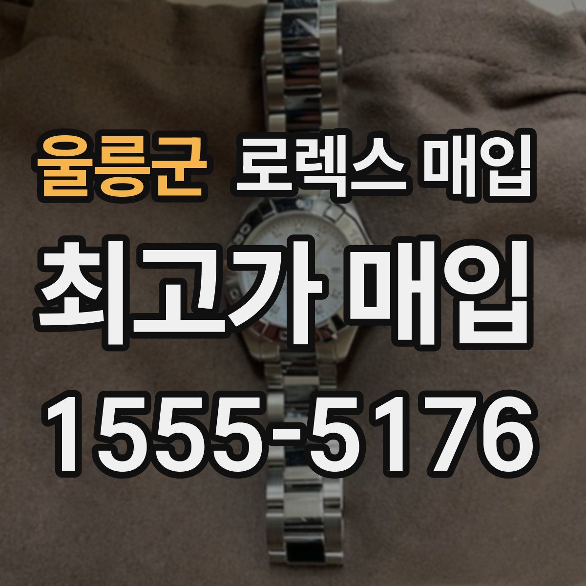 울릉군 로렉스 매입