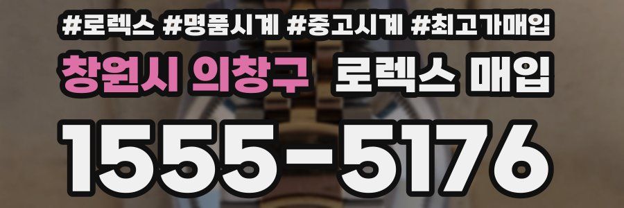 창원시 의창구 로렉스 매입