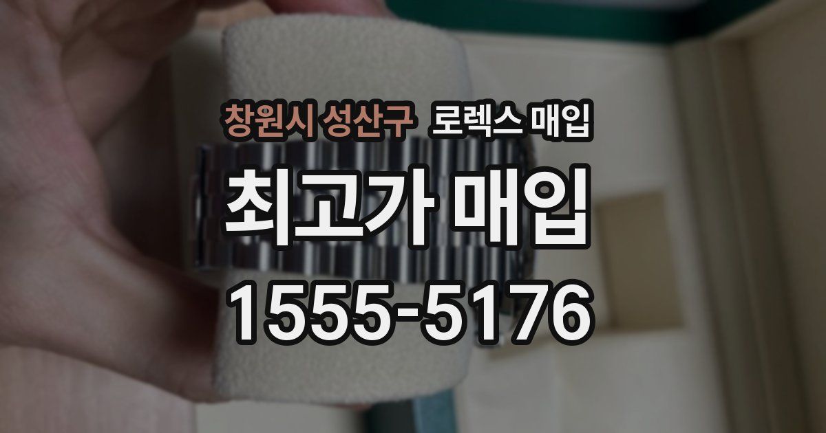 창원시 성산구 로렉스 매입