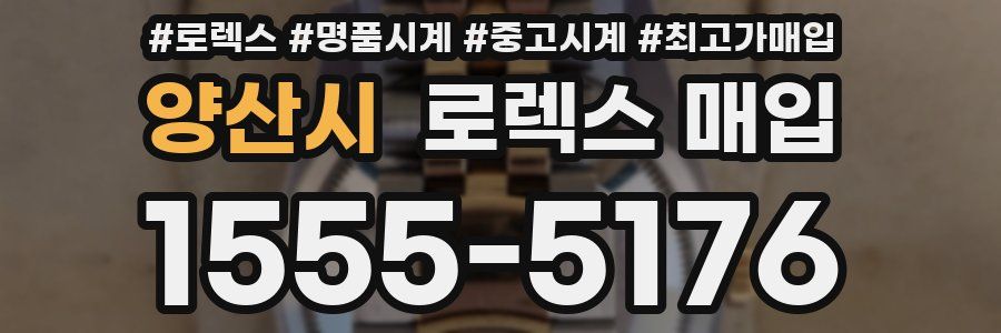 양산시 로렉스 매입
