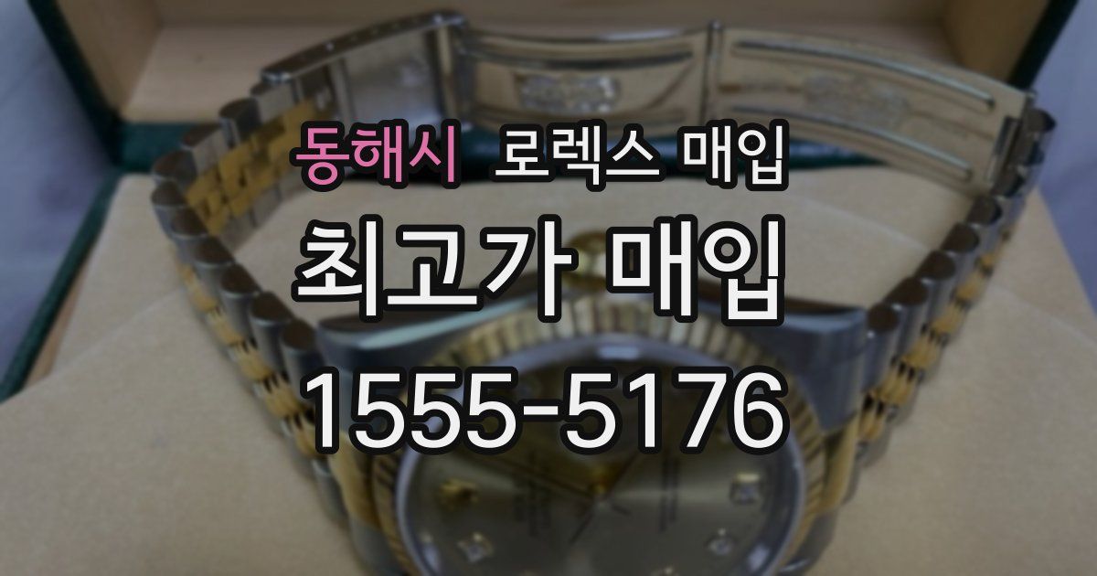 동해시 로렉스 매입