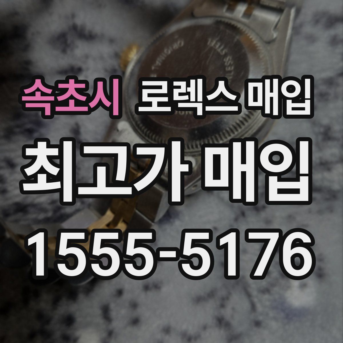 속초시 로렉스 매입