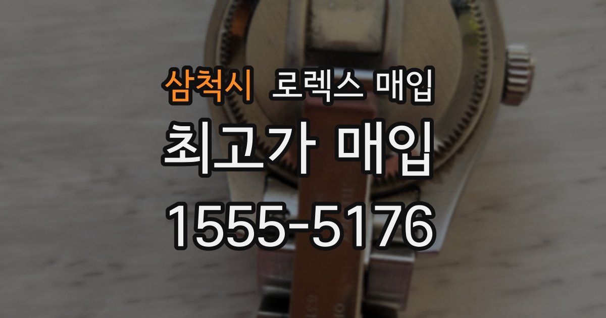 삼척시 로렉스 매입