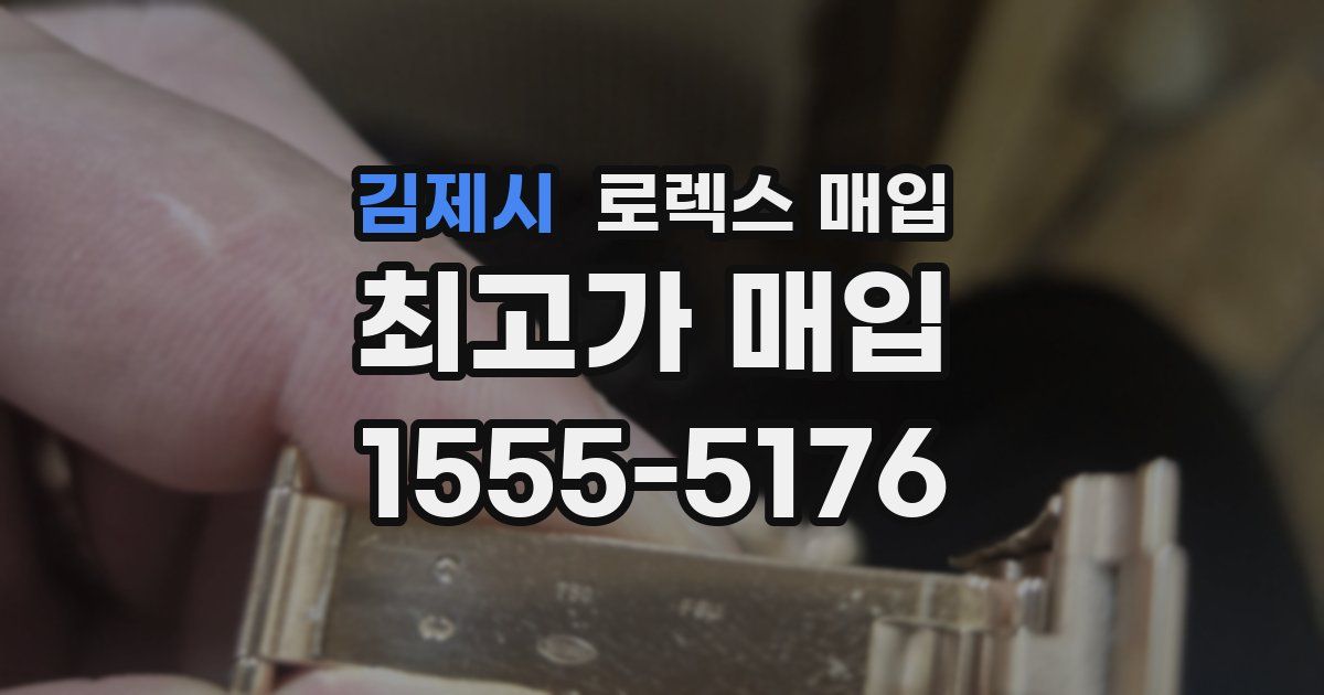 김제시 로렉스 매입