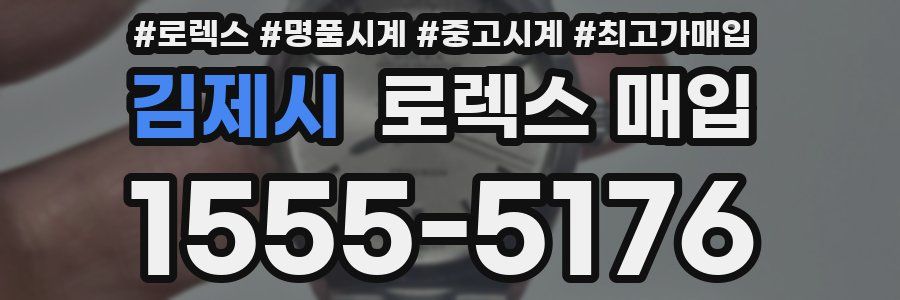 김제시 로렉스 매입