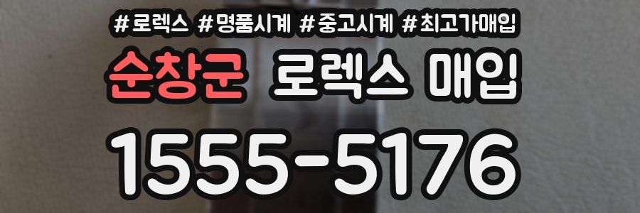 순창군 로렉스 매입