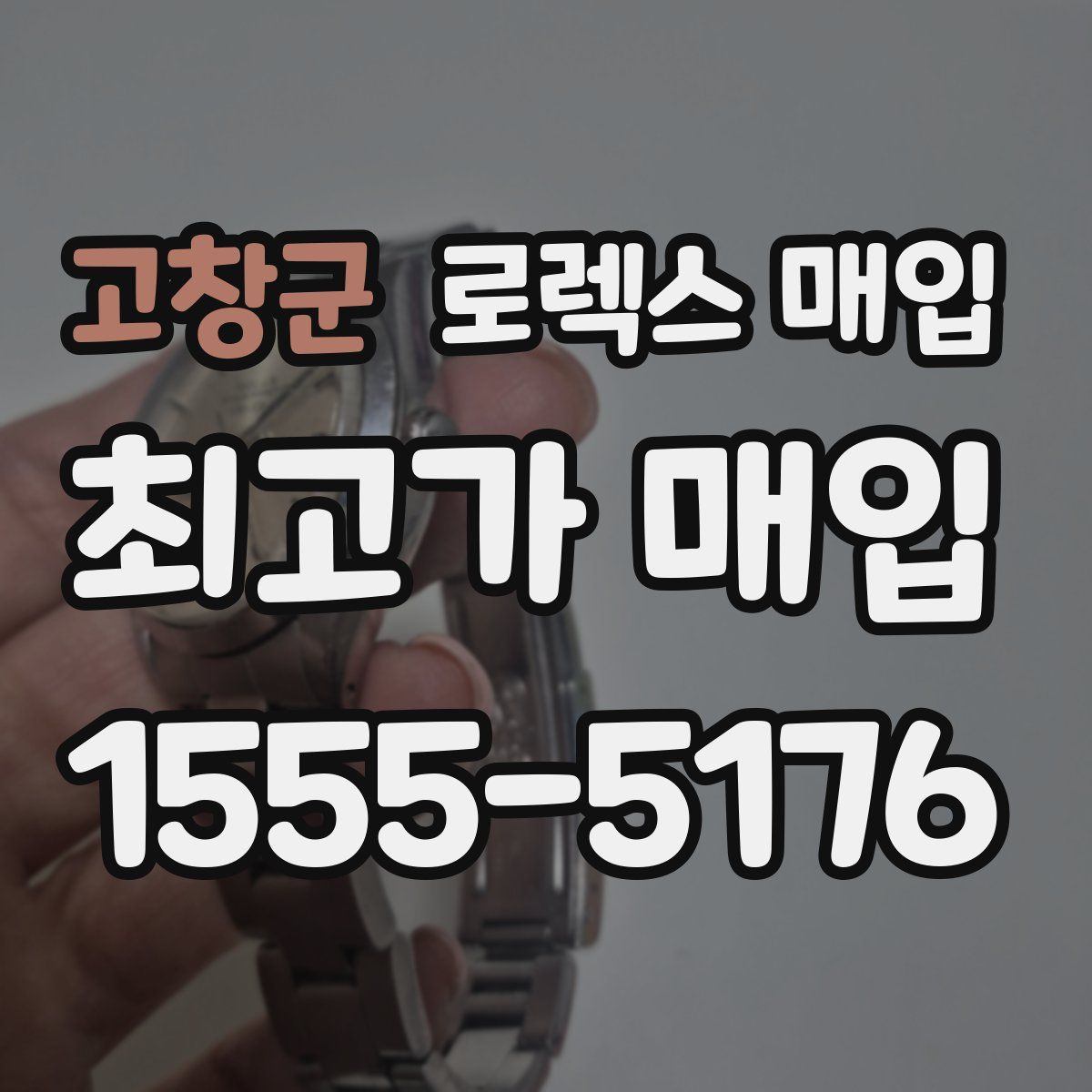 고창군 로렉스 매입