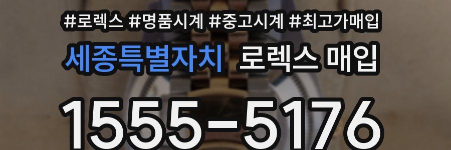 세종특별자치 로렉스 매입