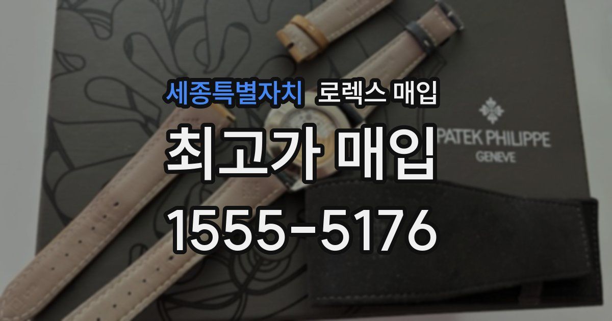 세종특별자치 로렉스 매입