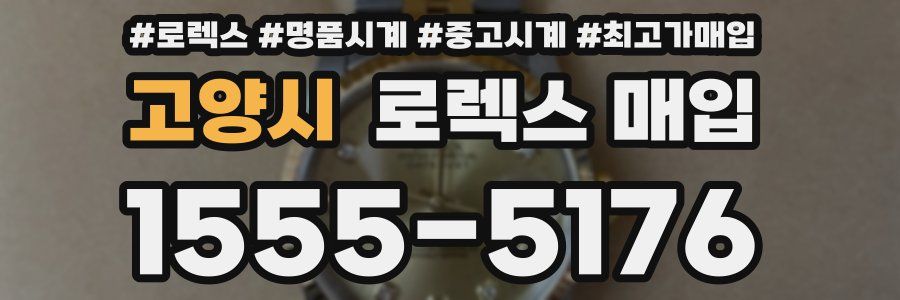 고양시 로렉스 매입