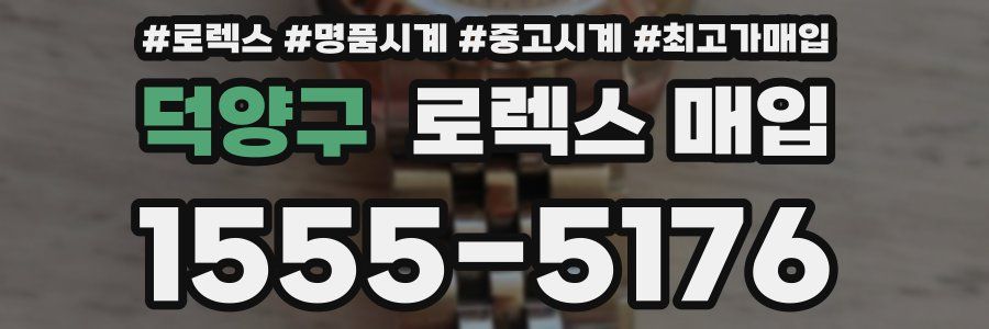 덕양구 로렉스 매입