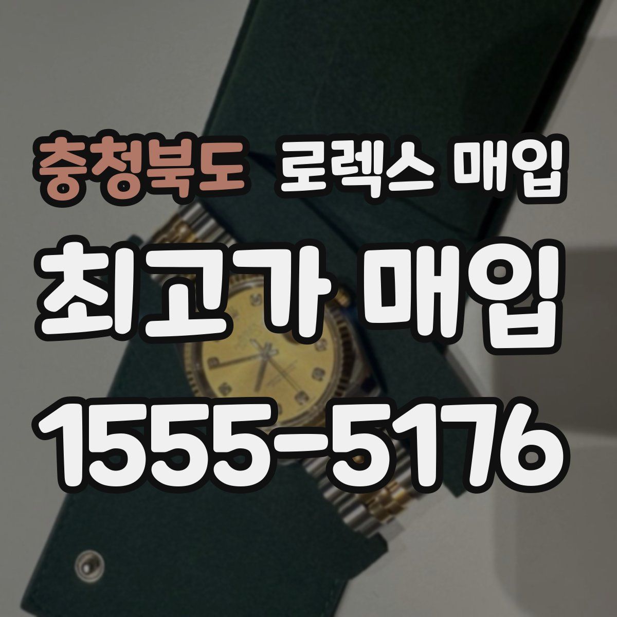 충청북도 로렉스 매입