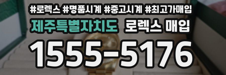 제주특별자치도 로렉스 매입
