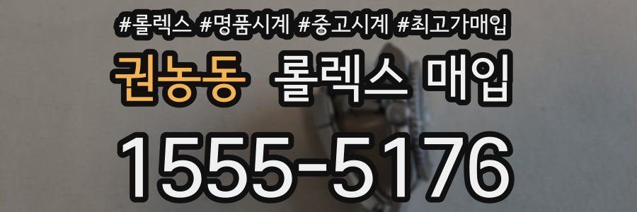 권농동 롤렉스 매입