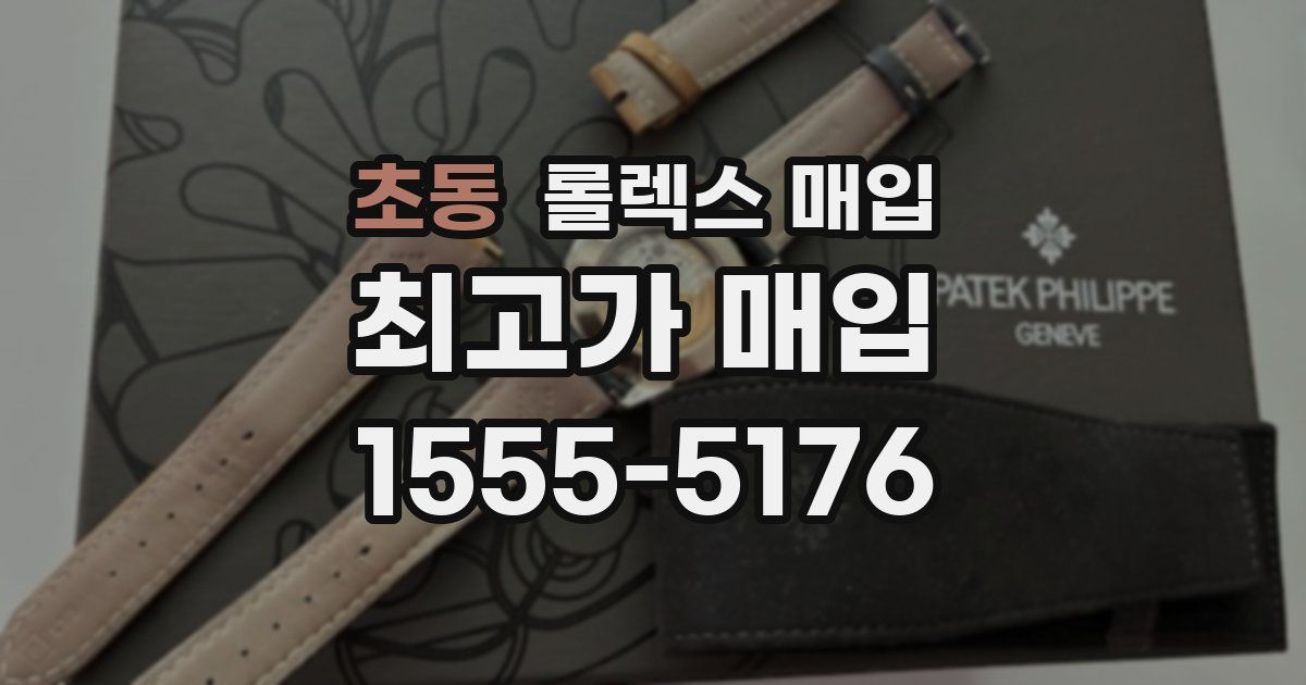 초동 롤렉스 매입