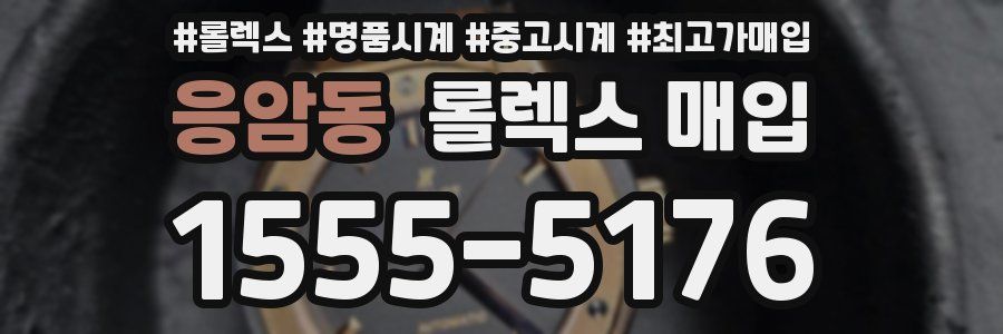응암동 롤렉스 매입