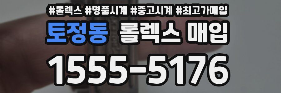 토정동 롤렉스 매입