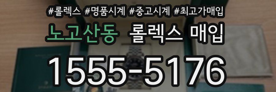 노고산동 롤렉스 매입