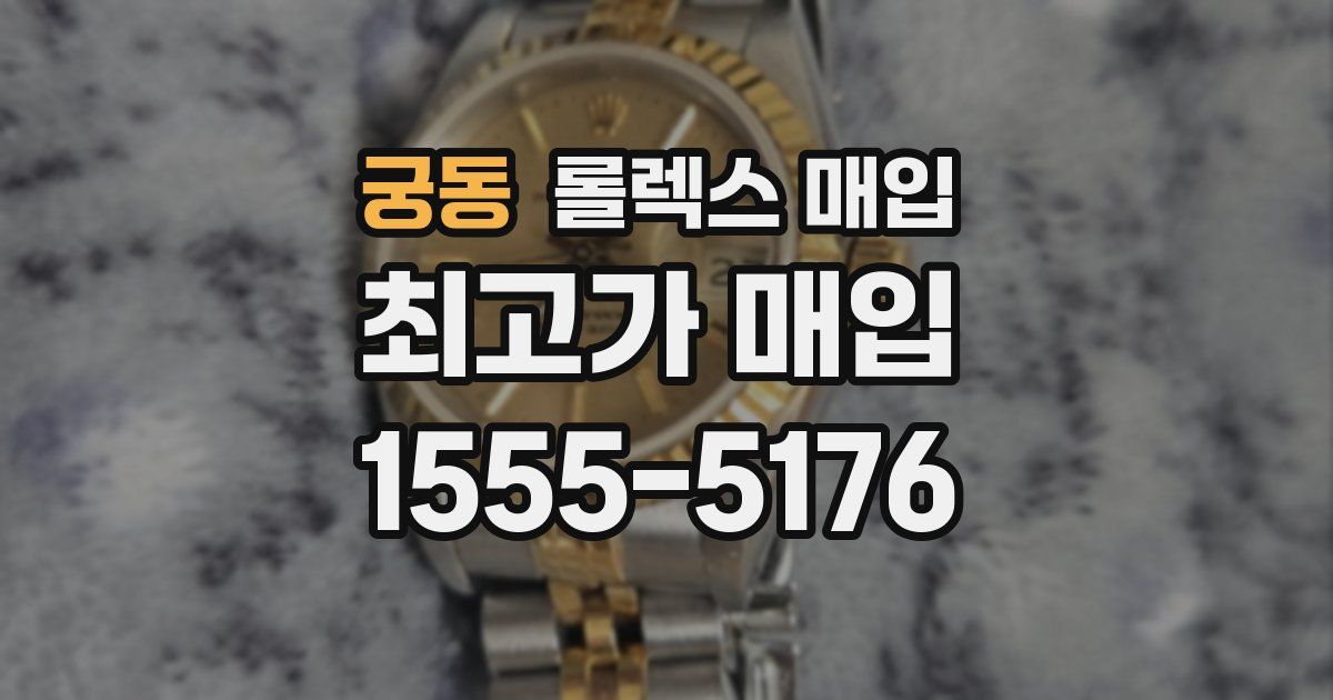 궁동 롤렉스 매입