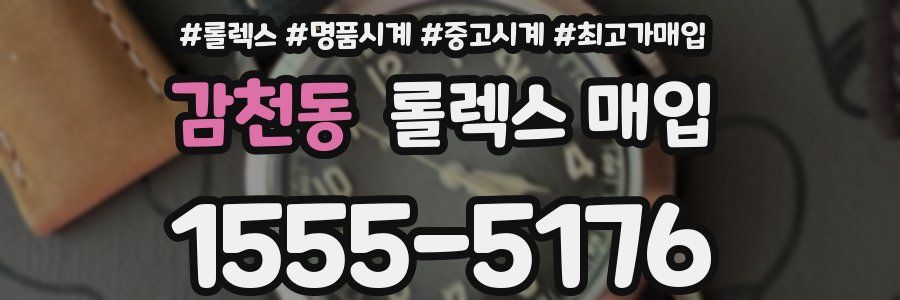 감천동 롤렉스 매입