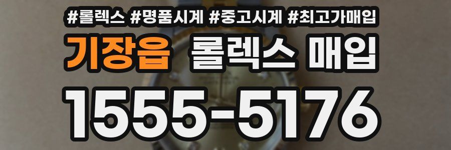 기장읍 롤렉스 매입