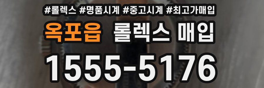 옥포읍 롤렉스 매입
