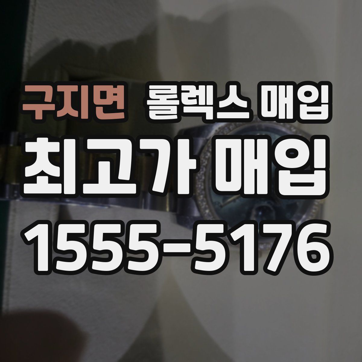 구지면 롤렉스 매입