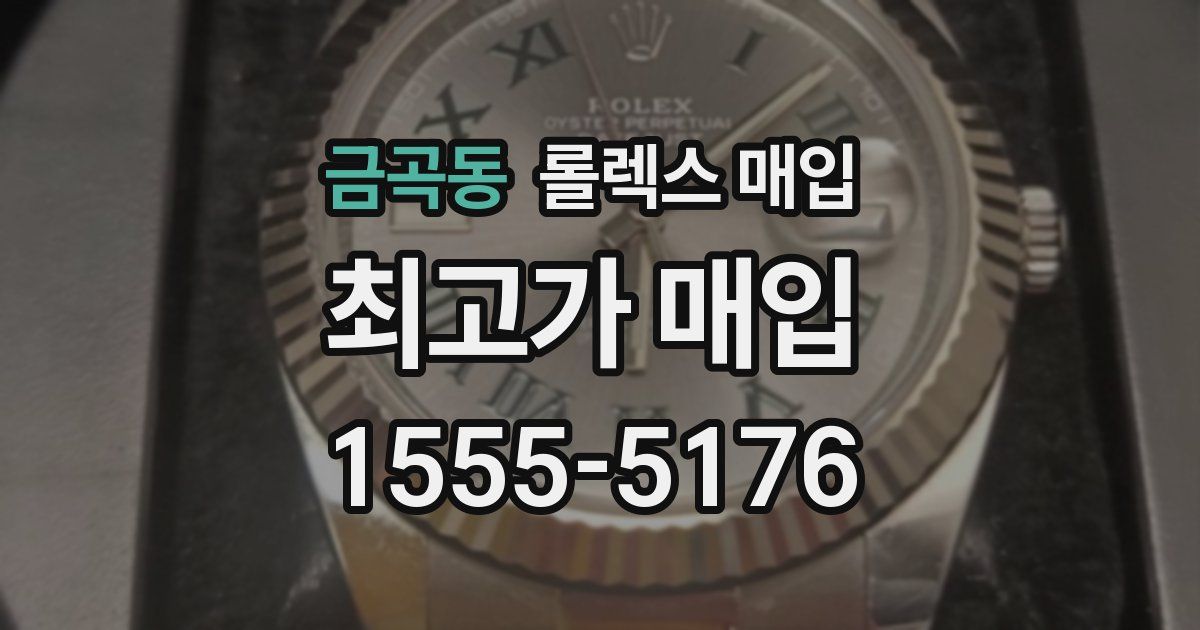 금곡동 롤렉스 매입