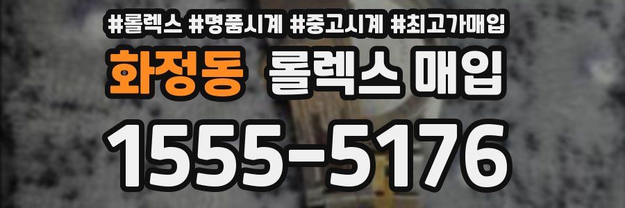 화정동 롤렉스 매입