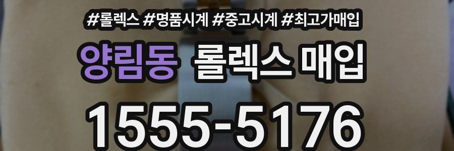 양림동 롤렉스 매입