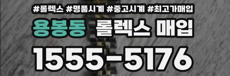 용봉동 롤렉스 매입