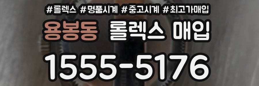 용봉동 롤렉스 매입