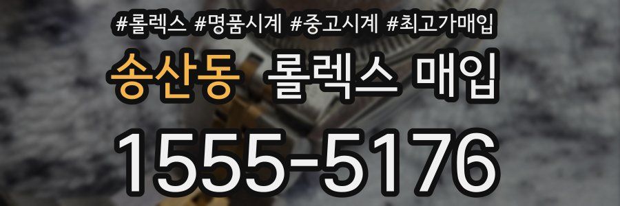 송산동 롤렉스 매입