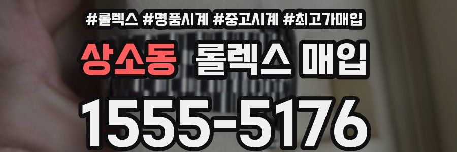 상소동 롤렉스 매입