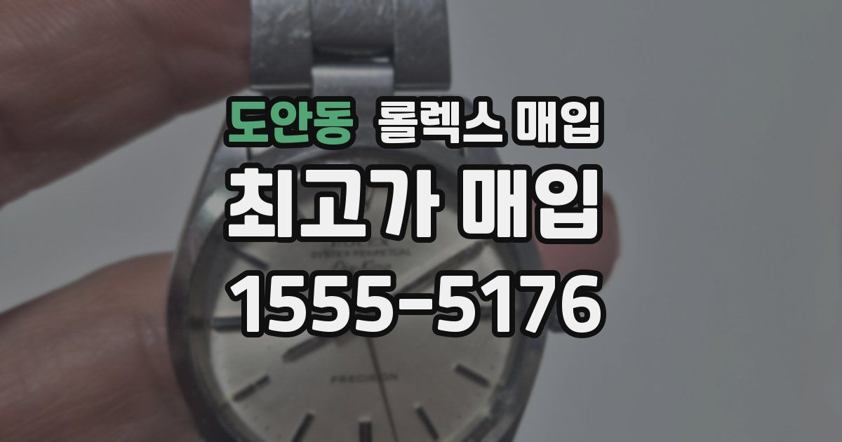 도안동 롤렉스 매입
