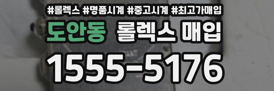 도안동 롤렉스 매입