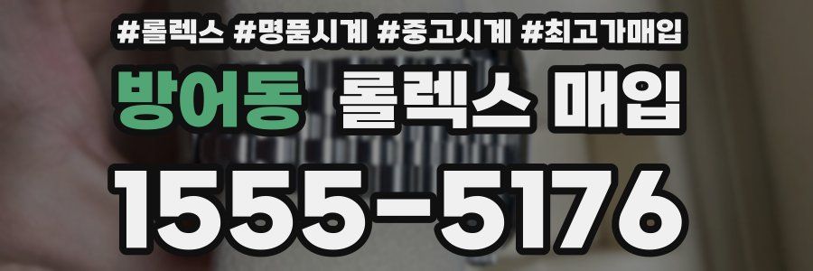 방어동 롤렉스 매입