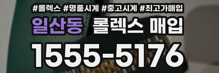 일산동 롤렉스 매입