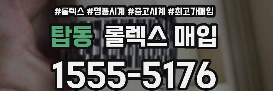 탑동 롤렉스 매입